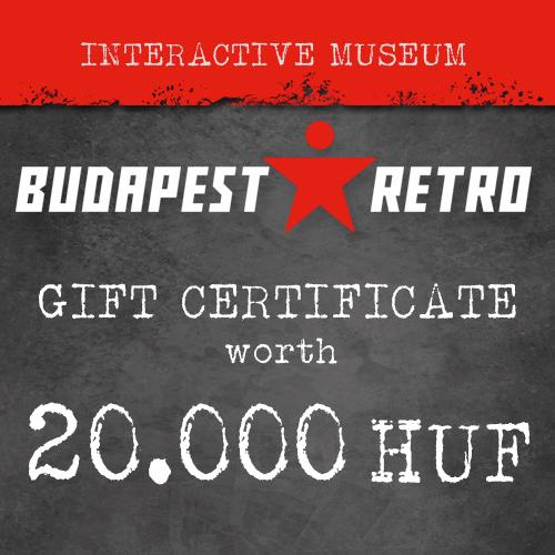 Gift certificate 20000Ft