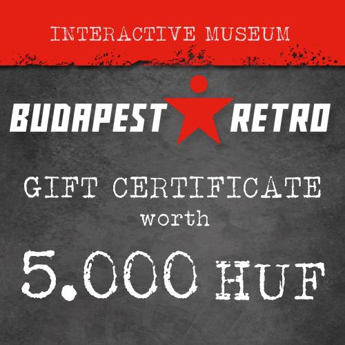 Gift certificate 5000Ft